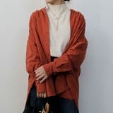 テラコッタ | バンドカラーフランネルブラウス  春 秋 冬 | aquagarage