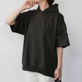 チャコール | 半袖パーカー 春 夏 レディース | aquagarage