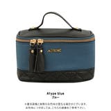 Aブルー | 2type♪ブラシ入れ付き優秀コスメポーチ | aquagarage
