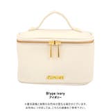 Bアイボリー | 2type♪ブラシ入れ付き優秀コスメポーチ | aquagarage