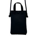 ブラック | ポケット感覚で気軽に使える!サブポーチにも便利なミニショルダーバッグ | aquagarage