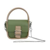 カーキ | キレイめにもカジュアルにも、コーデを選ばず使えるミニショルダーチェーンバッグ | aquagarage