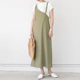 カーキ | ワンショルダーワンピ ワンピース ジャンスカ | aquagarage