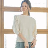 オフ | 女性らしいリラクシーなドルマンスリーブニット | aquagarage
