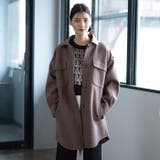 モカ | 旬なオーバーシルエットがお洒落な大人のハンサムCPOジャケット | aquagarage