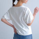 立体感のある袖が女性らしい抜け感を演出! バルーン袖カットソー | aquagarage | 詳細画像6