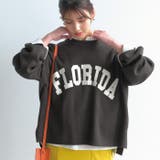 胸元のロゴプリントが存在感を高めてくれる!ロゴプリントニットトップス | aquagarage | 詳細画像5