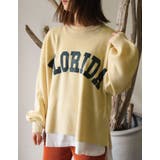 アイボリー | 胸元のロゴプリントが存在感を高めてくれる!ロゴプリントニットトップス | aquagarage