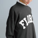 胸元のロゴプリントが存在感を高めてくれる!ロゴプリントニットトップス | aquagarage | 詳細画像7