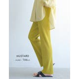 動くたびに表情豊かに揺れる！セルフカットリブ プリーツストレートパンツ | aquagarage | 詳細画像12 