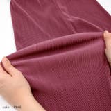 動くたびに表情豊かに揺れる！セルフカットリブ プリーツストレートパンツ | aquagarage | 詳細画像7 