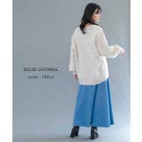 ゆるっとシルエットでこなれた印象の深Vネックニットトップス | aquagarage | 詳細画像3