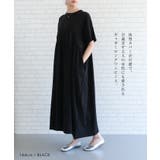 コット100%の生地で着心地◎オーバーサイズギャザーワンピース | aquagarage | 詳細画像9