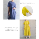 コット100%の生地で着心地◎オーバーサイズギャザーワンピース | aquagarage | 詳細画像14
