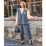 顔周りがスッキリ見せできるVネックスラッシュポケットベスト | aquagarage | 詳細画像10 