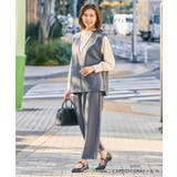 顔周りがスッキリ見せできるVネックスラッシュポケットベスト | aquagarage | 詳細画像11 