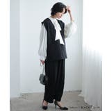 顔周りがスッキリ見せできるVネックスラッシュポケットベスト | aquagarage | 詳細画像13 