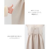 立体的なフォルムが大人可愛いウエストフレアボタンベスト | aquagarage | 詳細画像20 