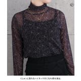 リボン柄プリントの総柄が目を惹く、シアートップス | aquagarage | 詳細画像6 