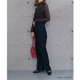 リボン柄プリントの総柄が目を惹く、シアートップス | aquagarage | 詳細画像10 