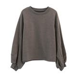 グレー | 袖ステッチスウェットトップス | aquagarage