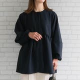 ネイビー | ペプラムトップス | aquagarage