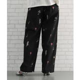 花柄ワイドパンツ レディース 春 夏 秋 M | aquagarage | 詳細画像14