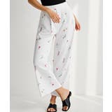 花柄ワイドパンツ レディース 春 夏 秋 M | aquagarage | 詳細画像3