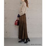 ボトルネック配色リブニットトップス 春 秋 冬 M レディース | aquagarage | 詳細画像15