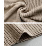 ボトルネック配色リブニットトップス 春 秋 冬 M レディース | aquagarage | 詳細画像18