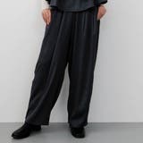 チャコール | バレルレッグパンツ レディース 春 夏 秋 M | aquagarage