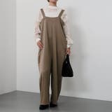 モカ | サロペットパンツ レディース 春 夏 秋 冬 M | aquagarage