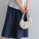 アイボリー | お洒落なプリーツデザインがアクセント!クロワッサン型ミニバッグ | aquagarage
