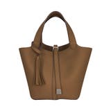 ブラウン | タッセル付きトートバッグ レディース | aquagarage