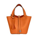 オレンジ | タッセル付きトートバッグ レディース | aquagarage