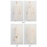 2wayでスタイリングを楽しめる♪マフラー付き中綿ロングコート | aquagarage | 詳細画像15 