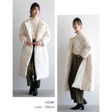 2wayでスタイリングを楽しめる♪マフラー付き中綿ロングコート | aquagarage | 詳細画像19 