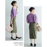 二の腕を自然にカバーしてくれる♪パワーバルーンスリーブニット | aquagarage | 詳細画像14 