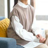 コーデの幅が広がる優秀アイテム!バックスリットニットベスト | aquagarage | 詳細画像10