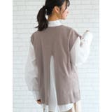 コーデの幅が広がる優秀アイテム!バックスリットニットベスト | aquagarage | 詳細画像16