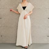 ベージュ | シャーリングロングワンピース 春 夏 秋 | aquagarage