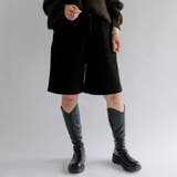 ブラック | コーデュロイハーフパンツ  レディース 春 秋  冬 M | aquagarage