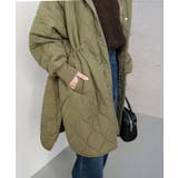 ウエストドロストキルティングコート 秋 冬 M | aquagarage | 詳細画像13 