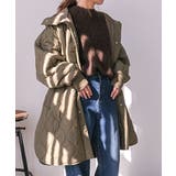 ウエストドロストキルティングコート 秋 冬 M | aquagarage | 詳細画像3 