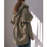 ウエストドロストキルティングコート 秋 冬 M | aquagarage | 詳細画像4 