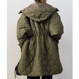 ウエストドロストキルティングコート 秋 冬 M | aquagarage | 詳細画像10 