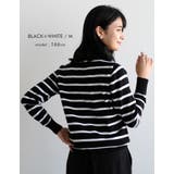 選べるVネックorUネックorタートルネック♪おうちで洗えるボーダーor無地ニッ… | aquagarage | 詳細画像10