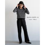 選べるVネックorUネックorタートルネック♪おうちで洗えるボーダーor無地ニッ… | aquagarage | 詳細画像11