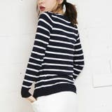 選べるVネックorUネックorタートルネック♪おうちで洗えるボーダーor無地ニッ… | aquagarage | 詳細画像16