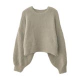 グレー | クルーネックシャギーニットトップス | aquagarage